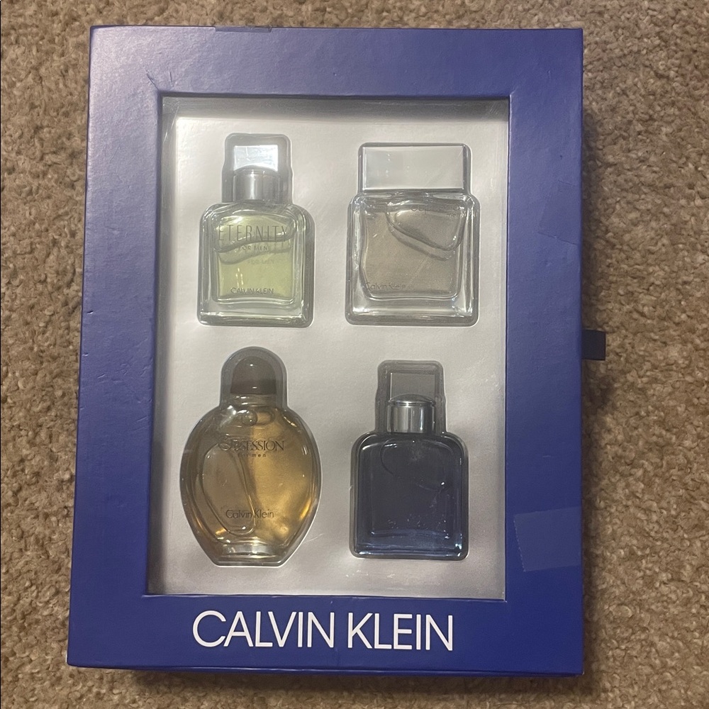 New***Calvin Klein Fragrance Collection with Blue Box.